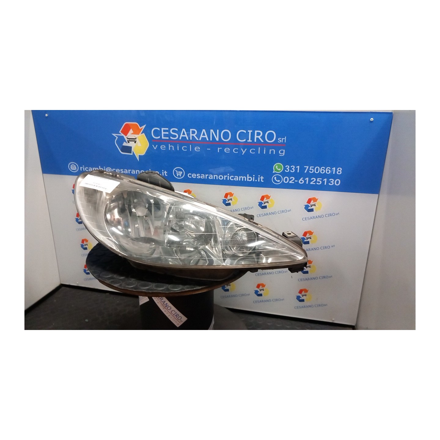 PROIETTORE DX. 099 PEUGEOT 206 (09/98-06/09) HFX 6205ZS
