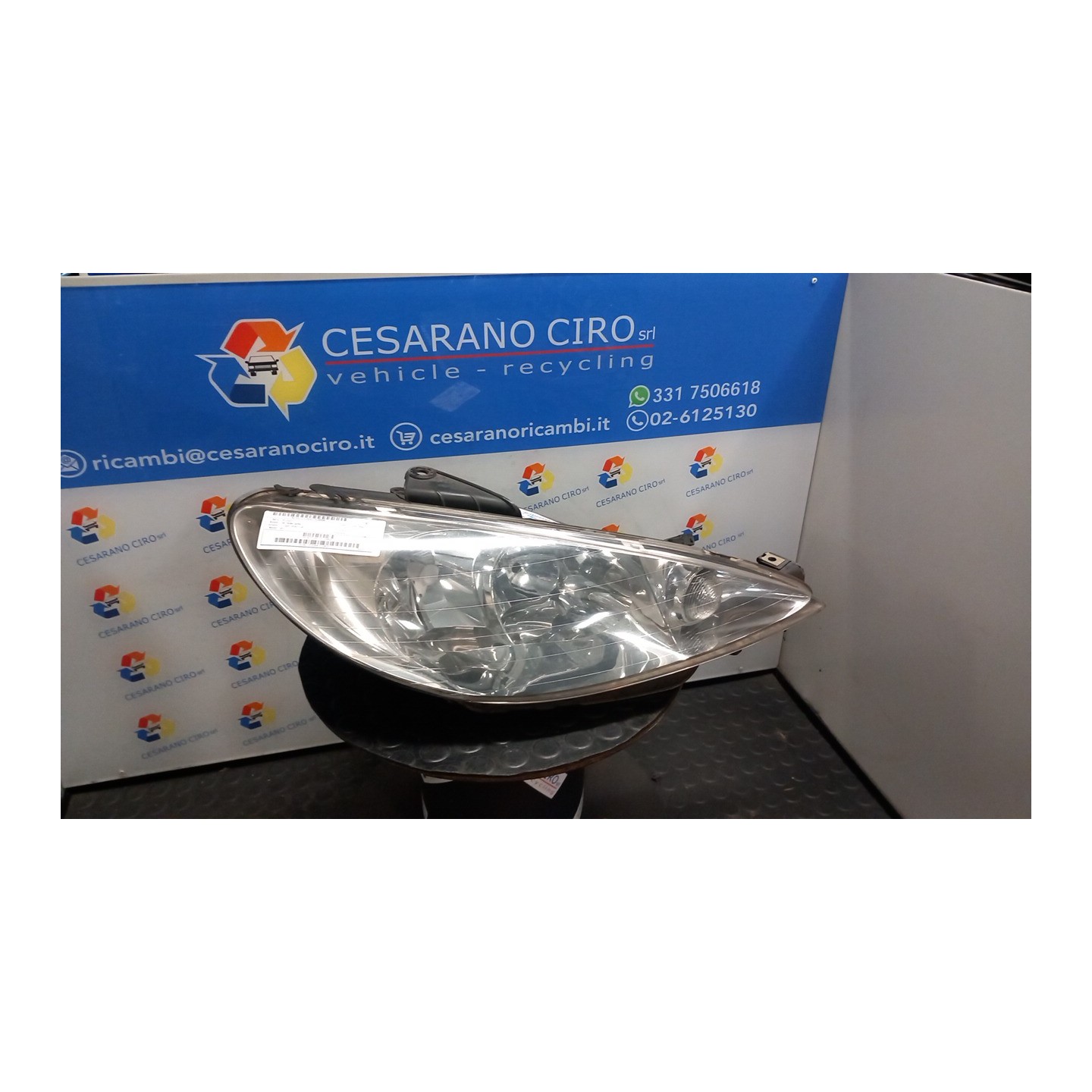 PROIETTORE DX. 099 PEUGEOT 206 (09/98-06/09) HFX 6205ZS