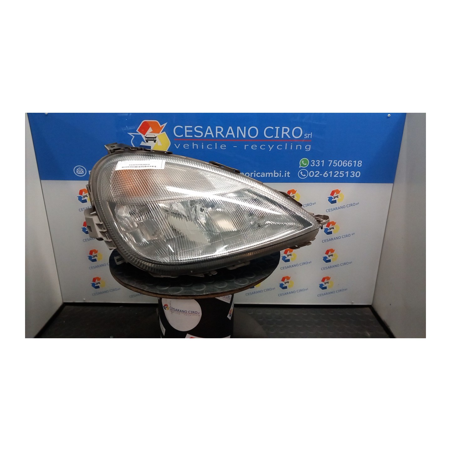 PROIETTORE DX. 021 MERCEDES-BENZ CLASSE A (W168) (10/97-02/01) 166940 A1688201061