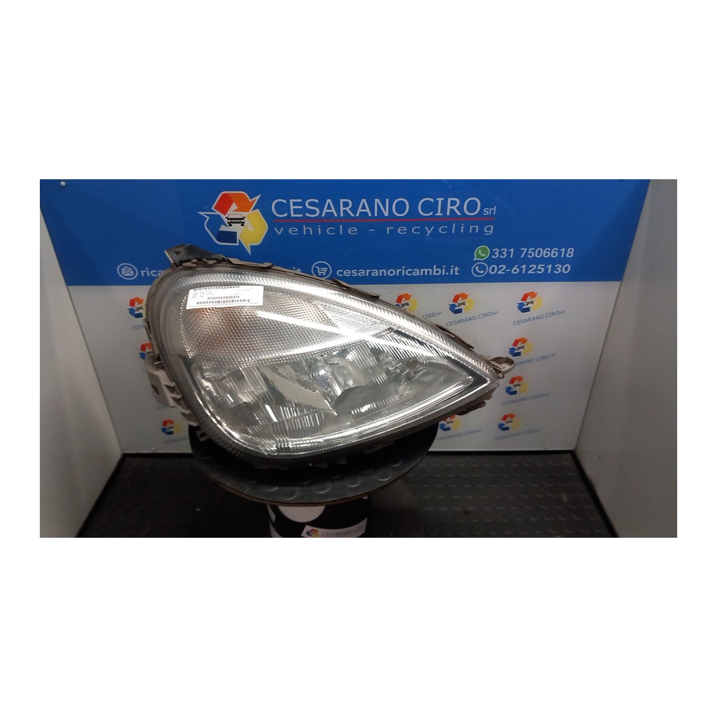 PROIETTORE DX. 021 MERCEDES-BENZ CLASSE A (W168) (10/97-02/01) 166940 A1688201061