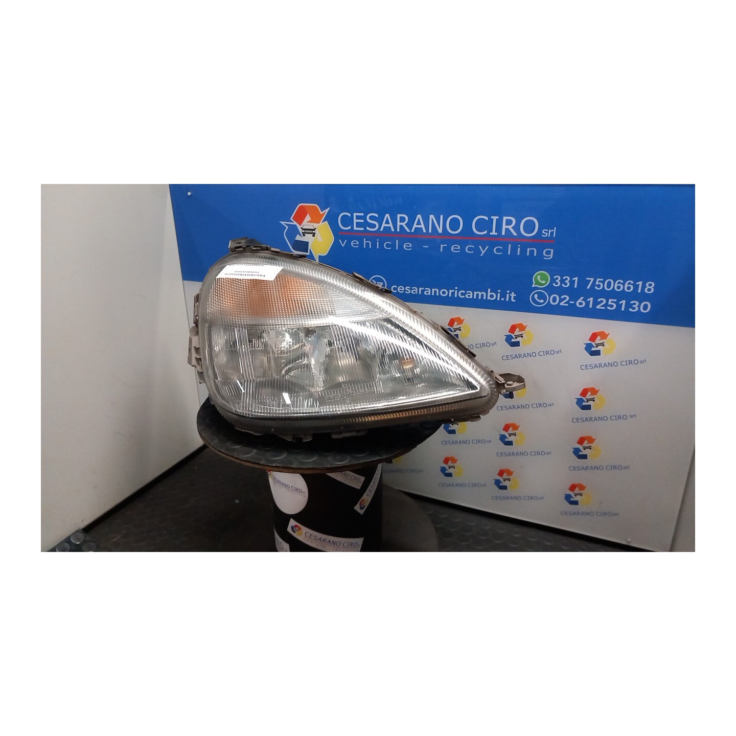 PROIETTORE DX. 021 MERCEDES-BENZ CLASSE A (W168) (10/97-02/01) 166940 A1688201061