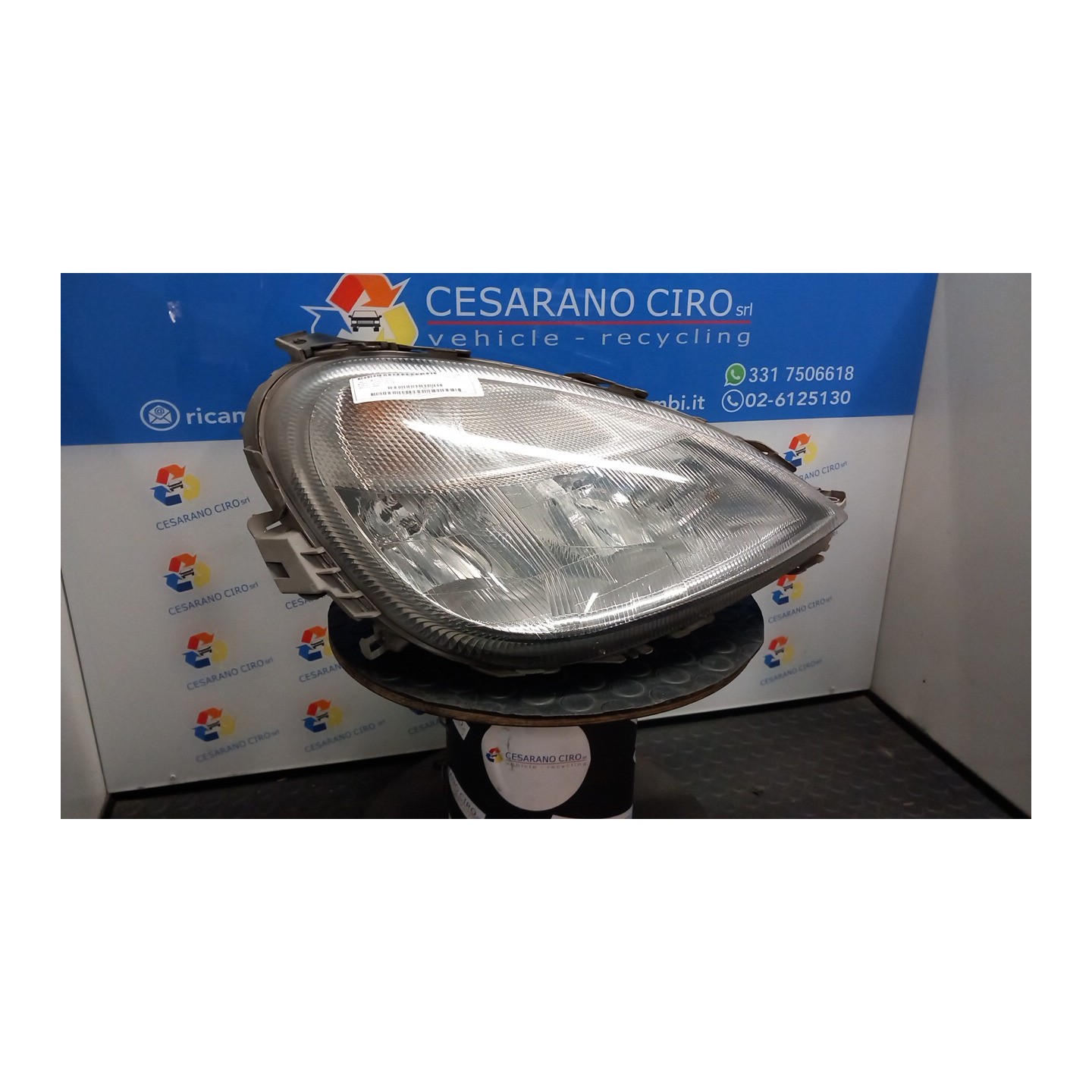 PROIETTORE DX. 021 MERCEDES-BENZ CLASSE A (W168) (10/97-02/01) 166940 A1688201061