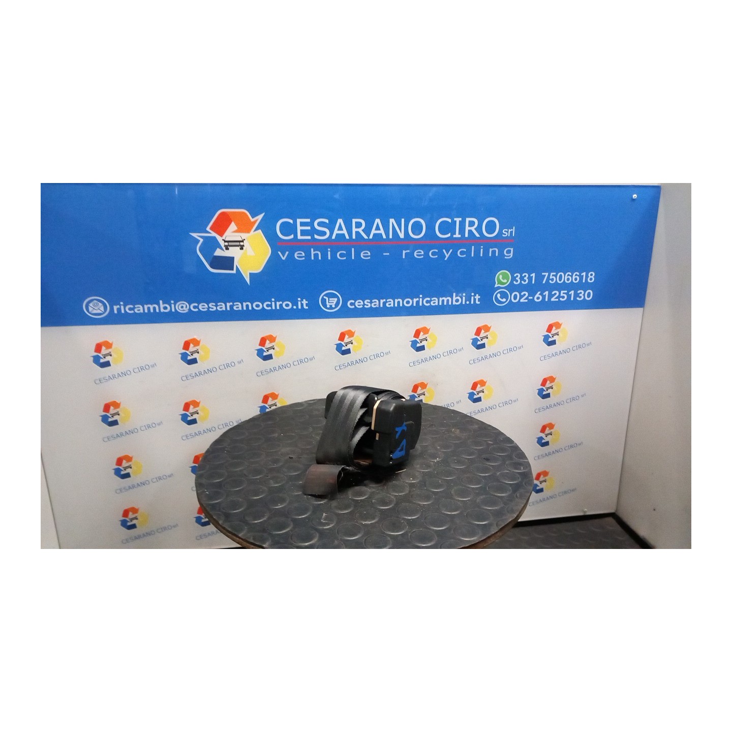 CINTURA DI SICUREZZA ANT. DX. 005 CITROEN C3 PLURIEL (05/03-11/10) 8HZ 8973ZJ