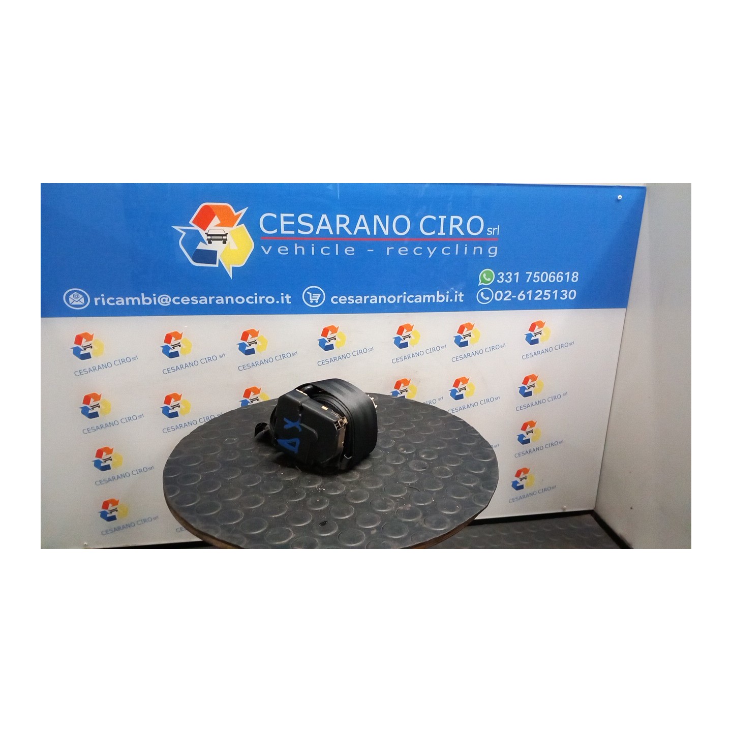 CINTURA DI SICUREZZA ANT. DX. 005 CITROEN C3 PLURIEL (05/03-11/10) 8HZ 8973ZJ