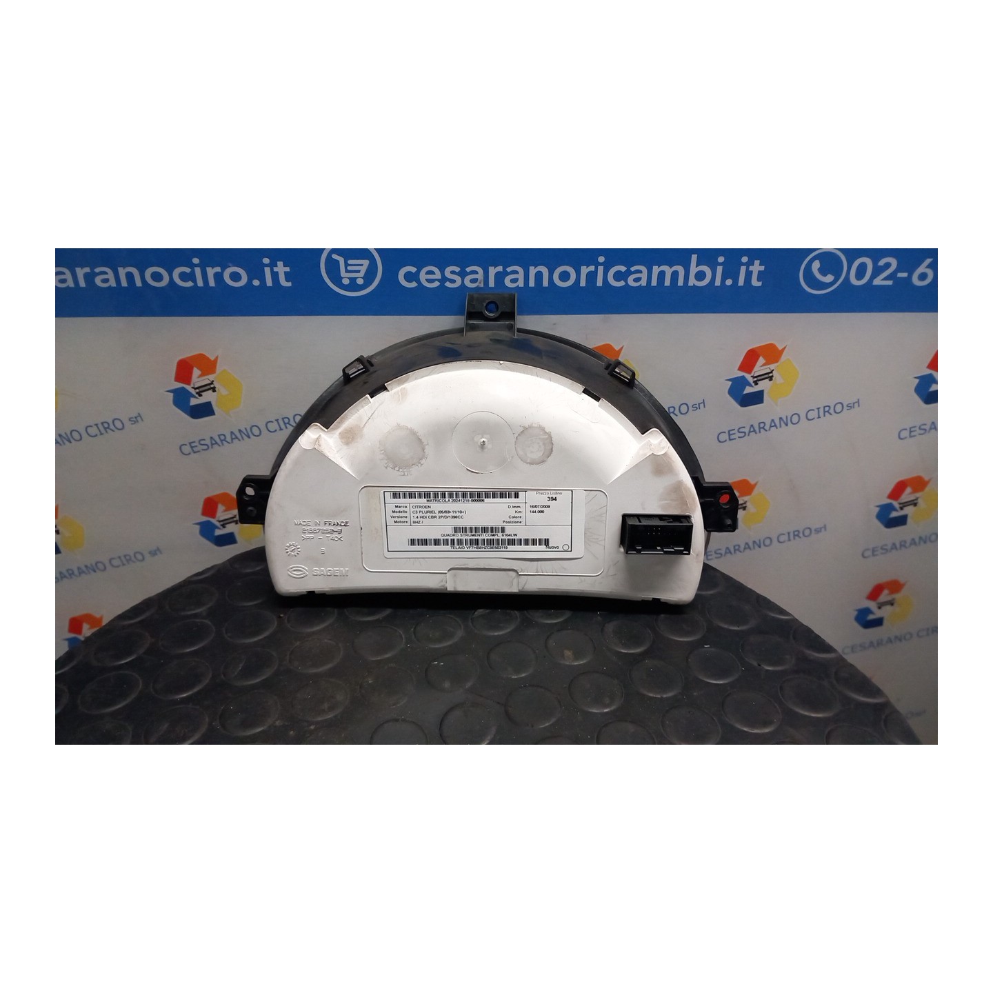 QUADRO STRUMENTI COMPL. 006 CITROEN C3 PLURIEL (05/03-11/10) 8HZ 6104LW