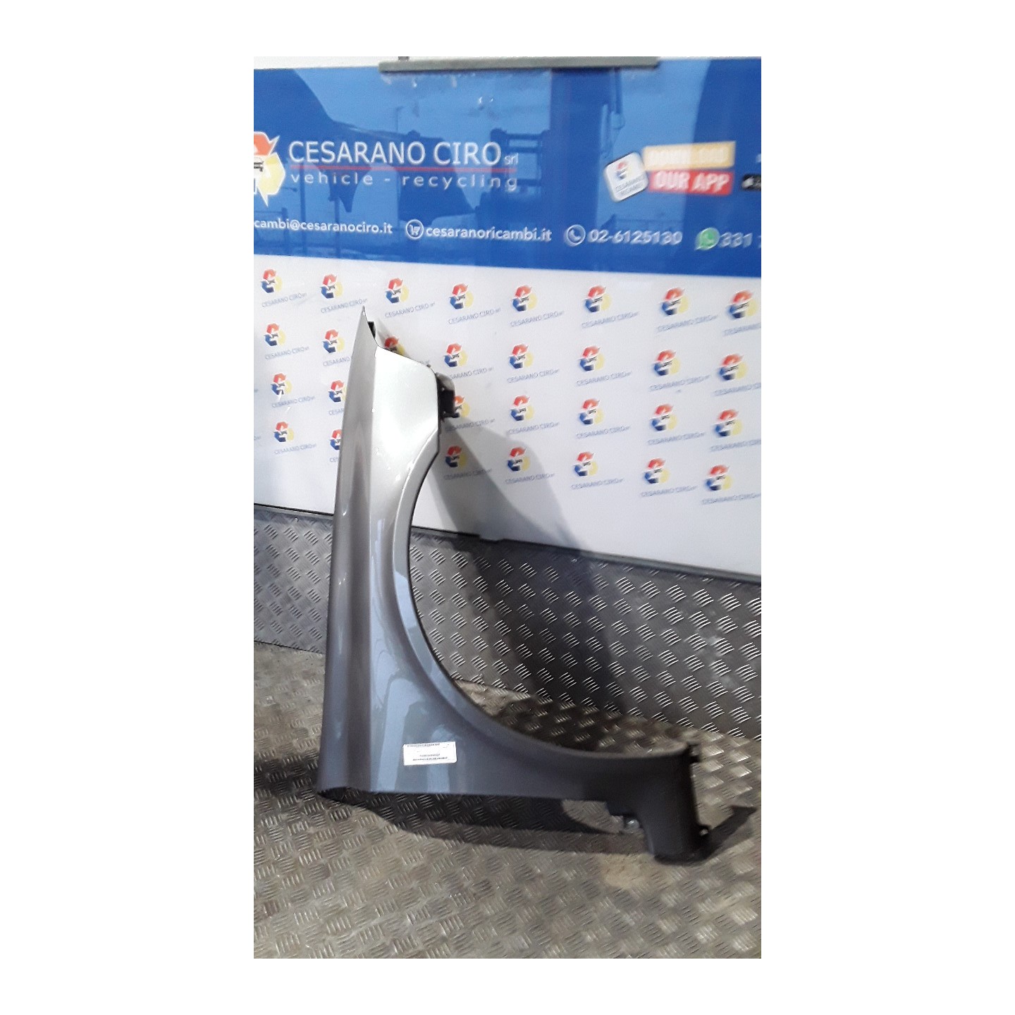 PARAFANGO ANT. DX. 010 RENAULT LAGUNA 2A SERIE (03/05-09/07) F9Q17 7701475994