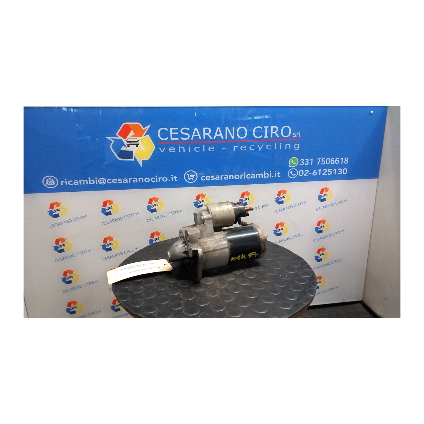 MOTORINO AVVIAMENTO 038 RENAULT MEGANE 2A SERIE (09/02-02/06) K9KP7 8200584675