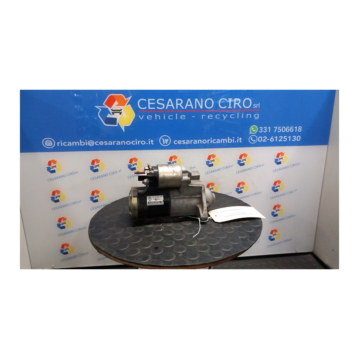 MOTORINO AVVIAMENTO 038 RENAULT MEGANE 2A SERIE (09/02-02/06) K9KP7 8200584675