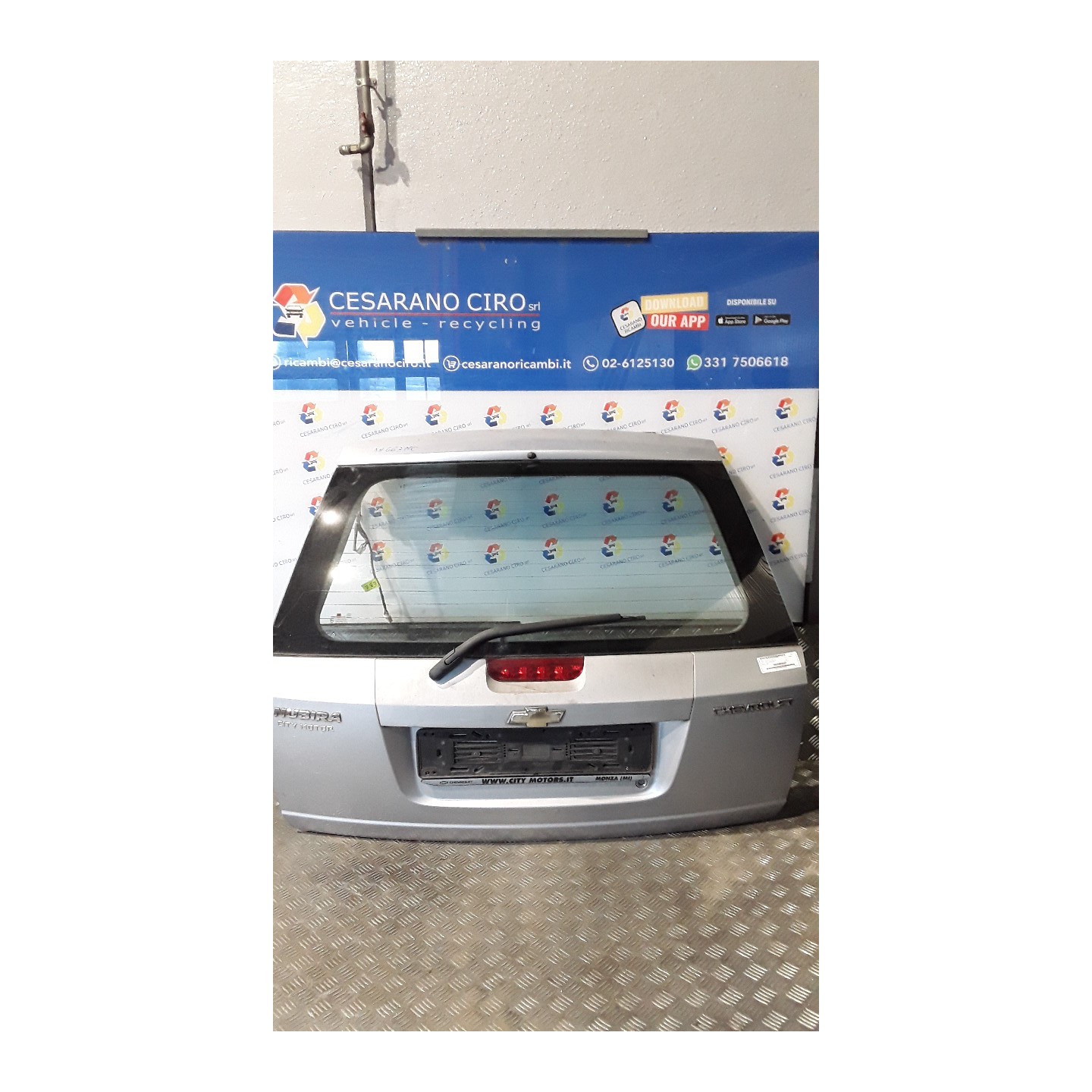 PORTELLO POST. 156 CHEVROLET (DAEWOO) NUBIRA (J200) (01/05-12/10) F16D3 96476510