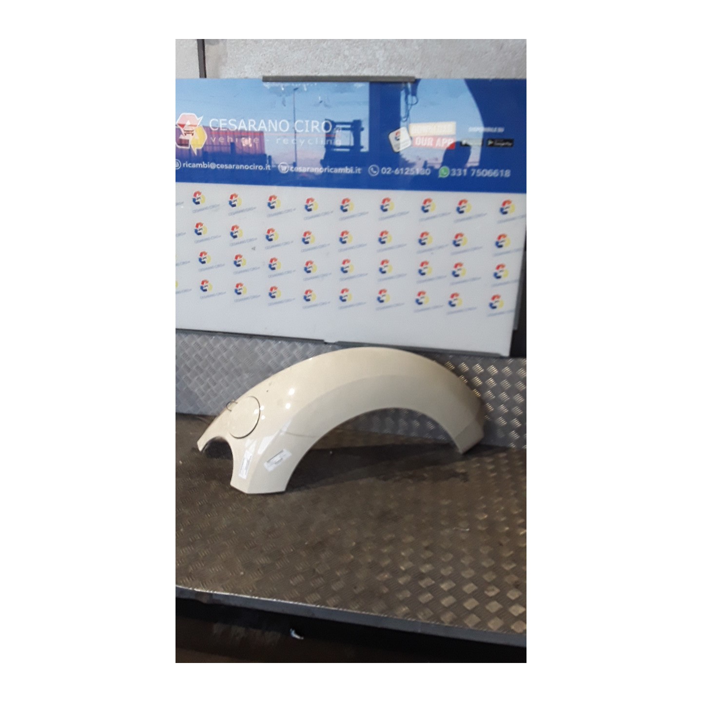 PARAFANGO POST. DX. 103 VOLKSWAGEN NEW BEETLE CABRIO (1Y) BFS 1Y0809604C