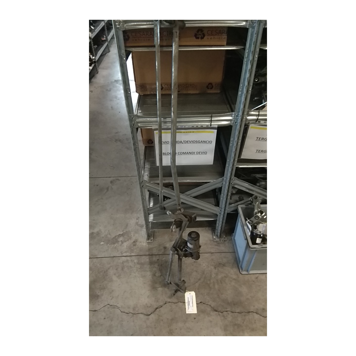 MECCANISMO TERGIPARABREZZA CON MOTORINO 040 PEUGEOT 307 (04/01-12/06) KFU 6405J6