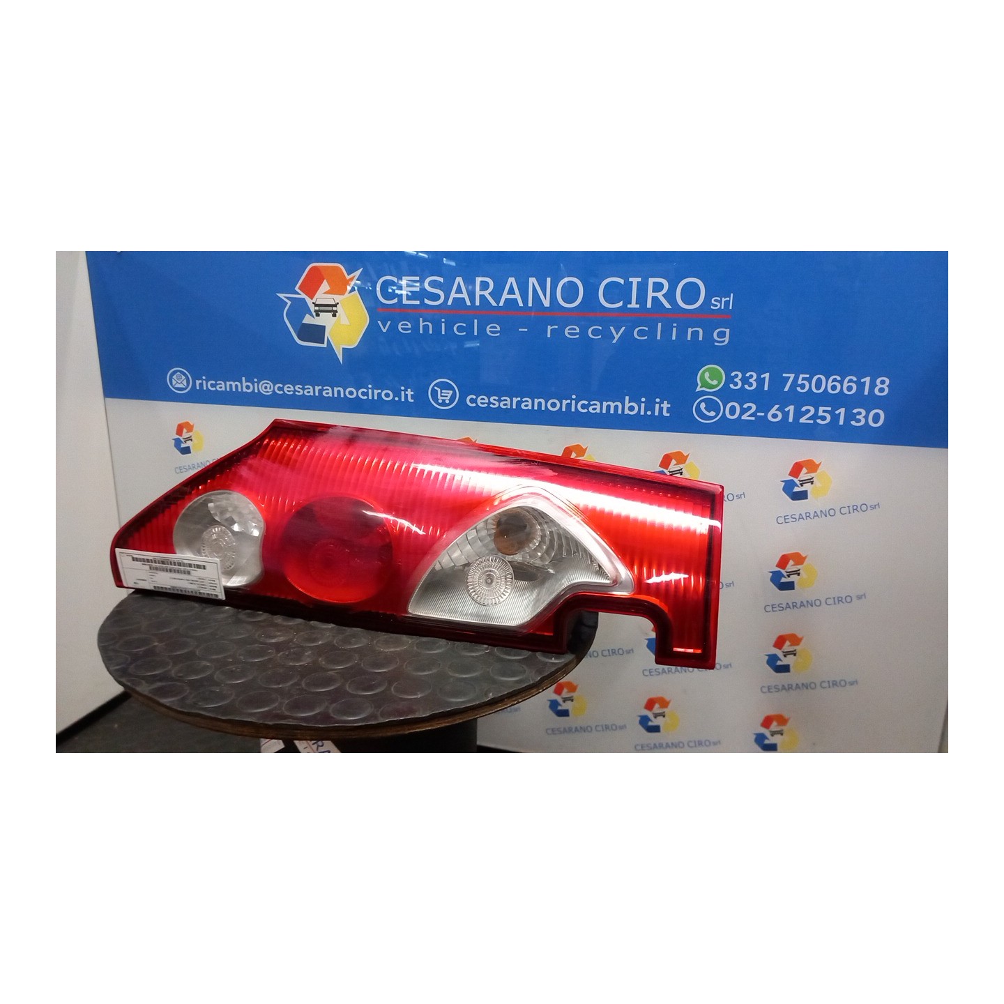 FANALE POST. PER PORTE BATTENTI SX. 004 RENAULT KANGOO (01/08-) K9KB8 8200419949