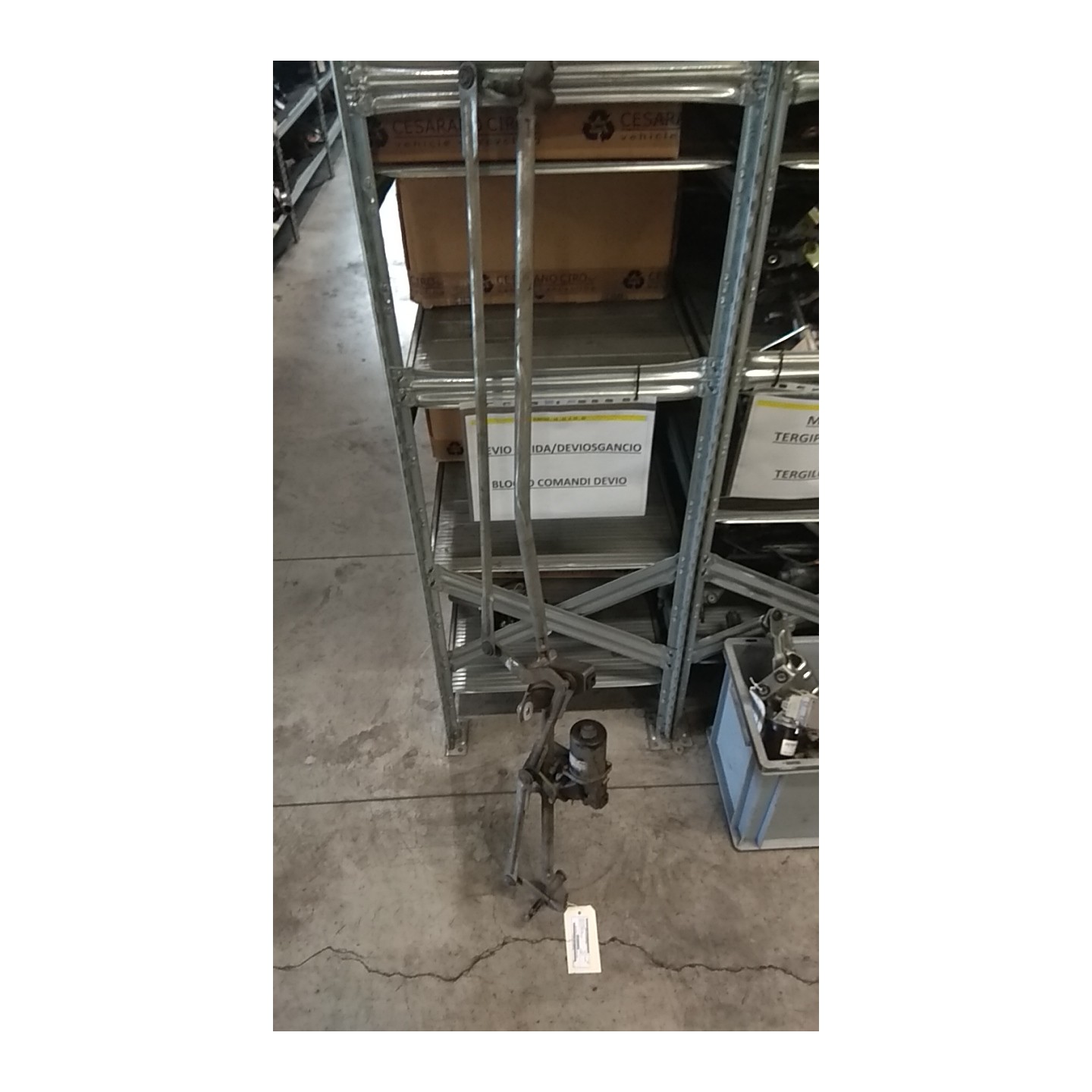 MECCANISMO TERGIPARABREZZA CON MOTORINO 040 PEUGEOT 307 (04/01-12/06) KFU 6405J6