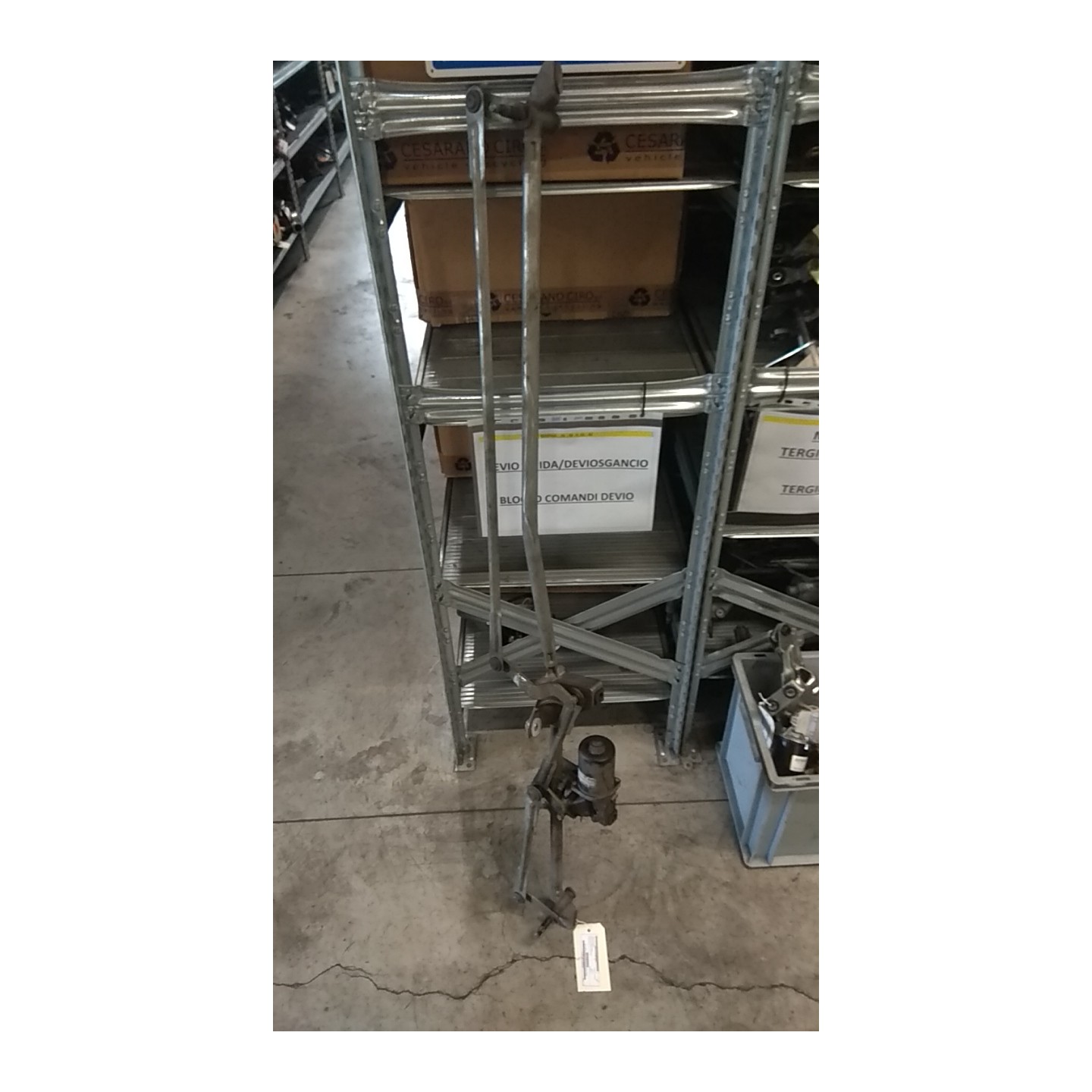 MECCANISMO TERGIPARABREZZA CON MOTORINO 040 PEUGEOT 307 (04/01-12/06) KFU 6405J6