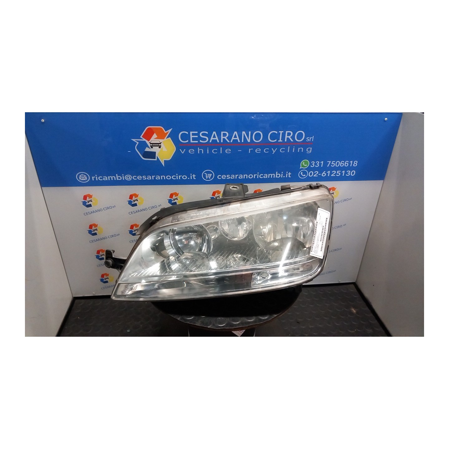 PROIETTORE SX. 026 FIAT MULTIPLA (1F) (05/04-04/12) 186A9000 51747605