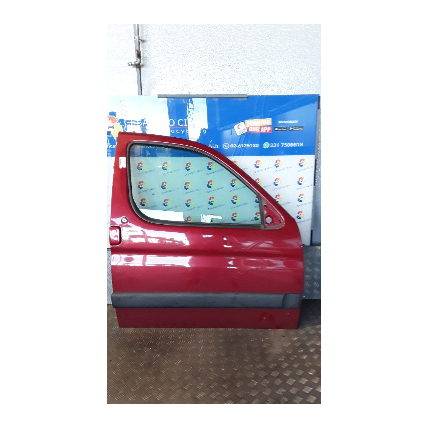 PORTA ANT. C/PROTEZIONI LAT. LARG.=75 DX. 035 PEUGEOT RANCH (M59) (11/02-08/09) NFU 9839318180