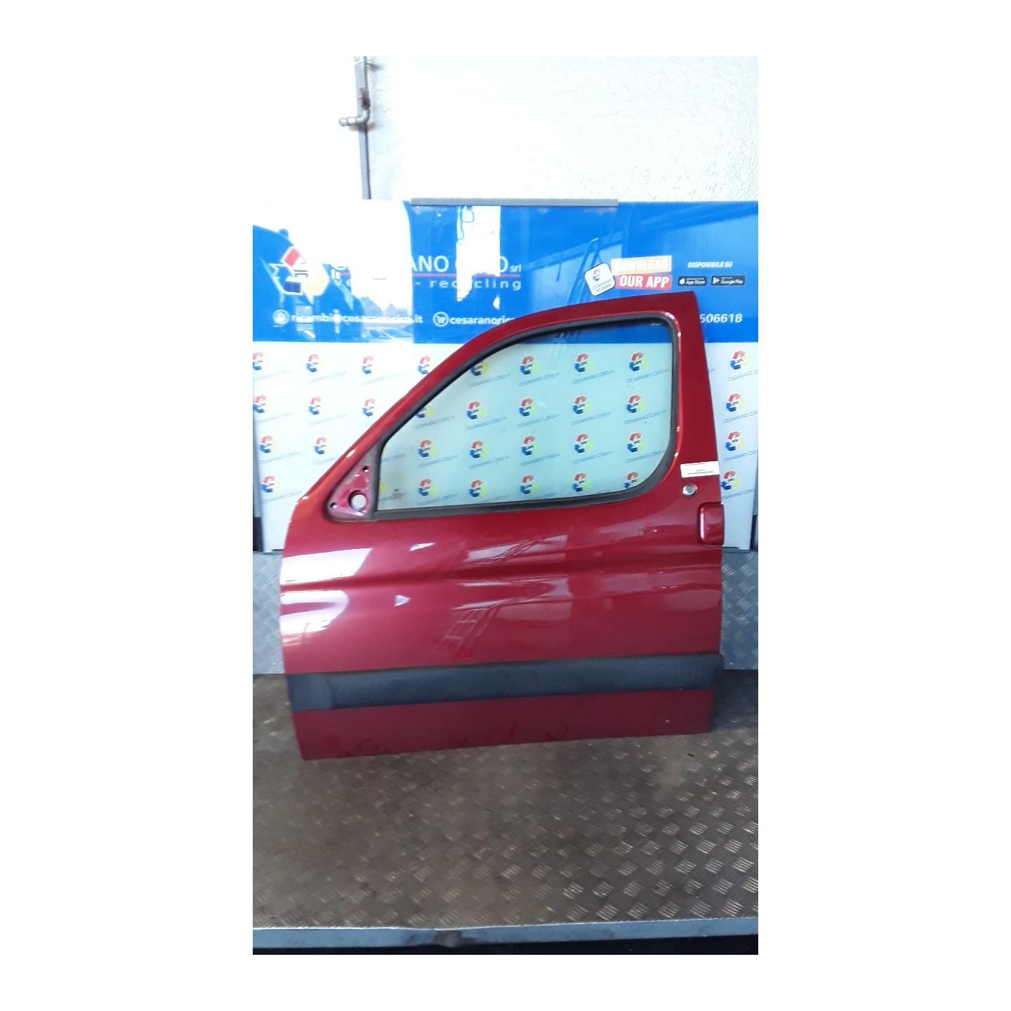 PORTA ANT. C/PROTEZIONI LAT. LARG.=75 SX. 036 PEUGEOT RANCH (M59) (11/02-08/09) NFU 9002V0