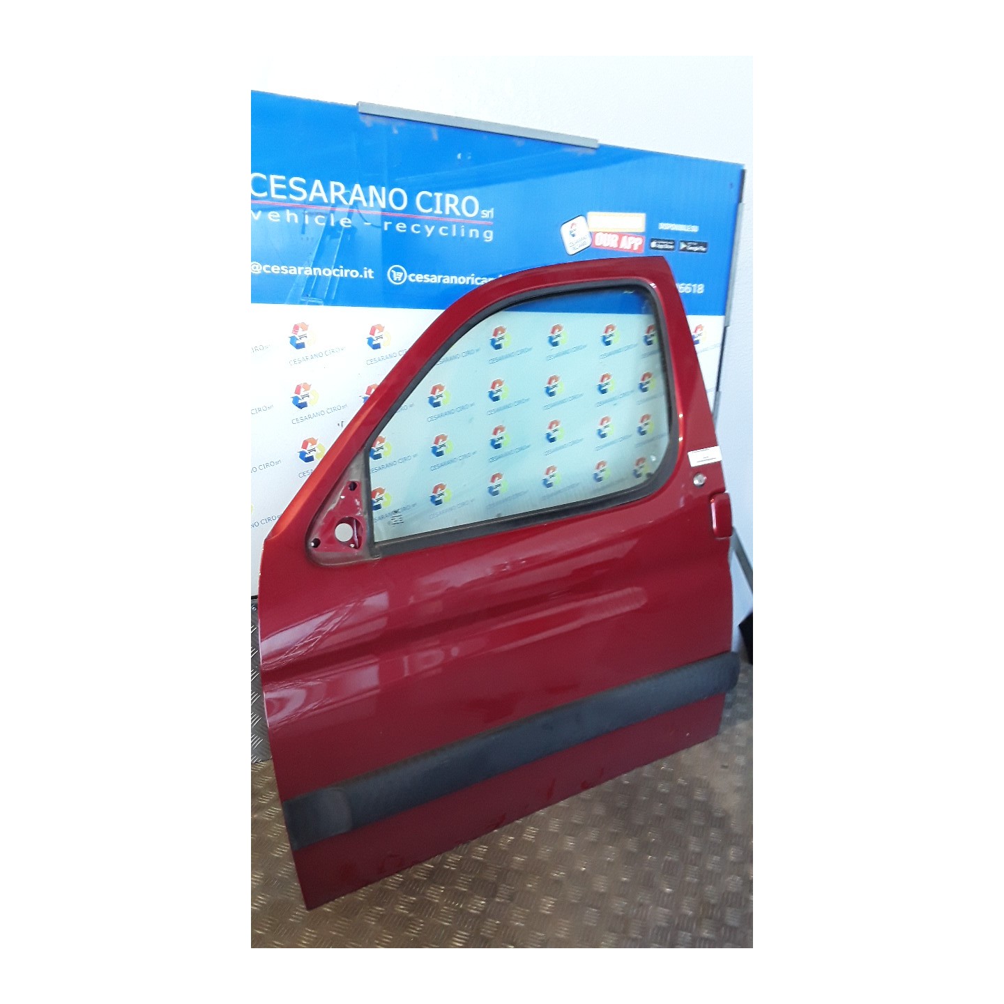 PORTA ANT. C/PROTEZIONI LAT. LARG.=75 SX. 036 PEUGEOT RANCH (M59) (11/02-08/09) NFU 9002V0