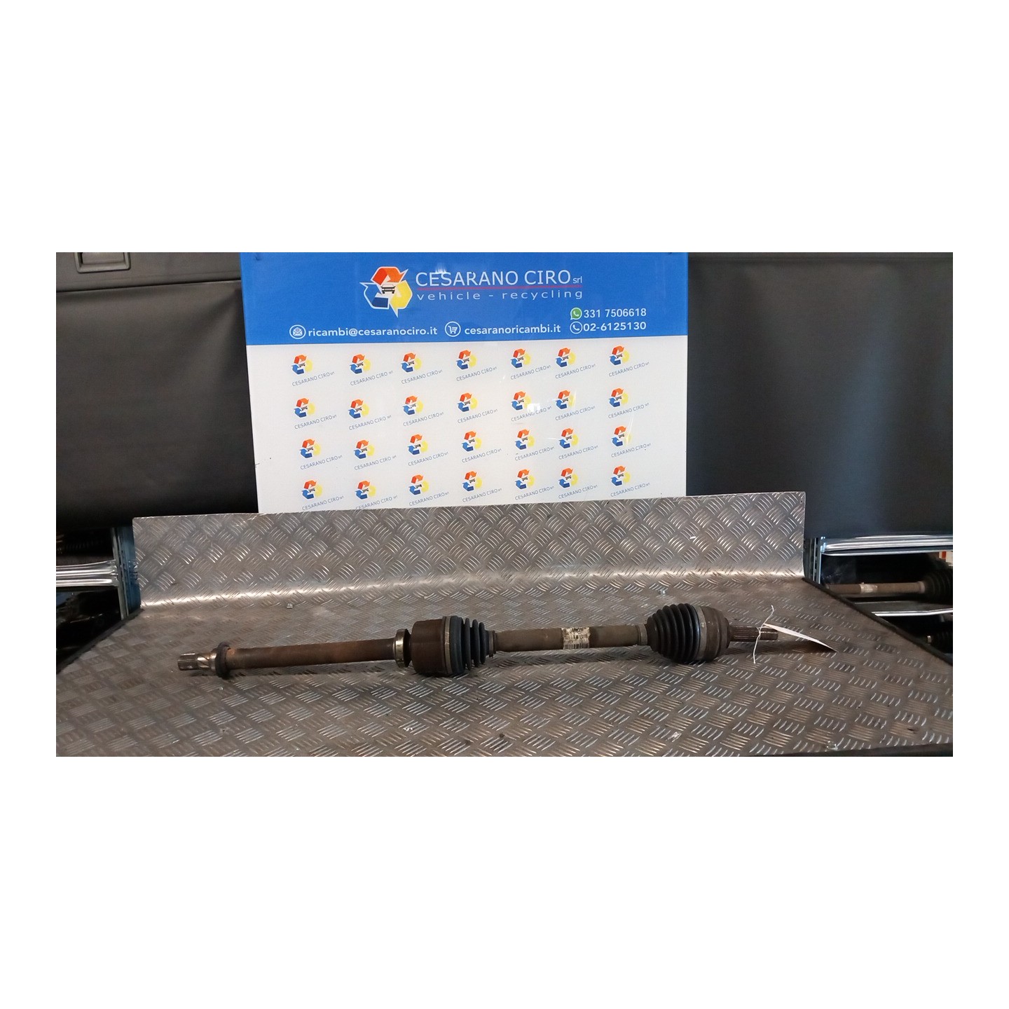 SEMIALBERO ANT. COMPL. DX. 003 RENAULT MEGANE 3A SERIE (02/12-09/14) K9KN8 391006777R