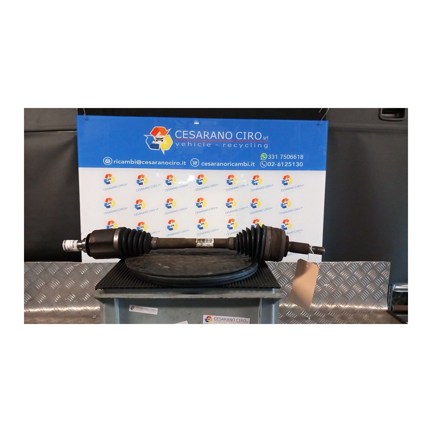 SEMIALBERO ANT. COMPL. SX. 004 RENAULT MEGANE 3A SERIE (02/12-09/14) K9KN8 391016204R