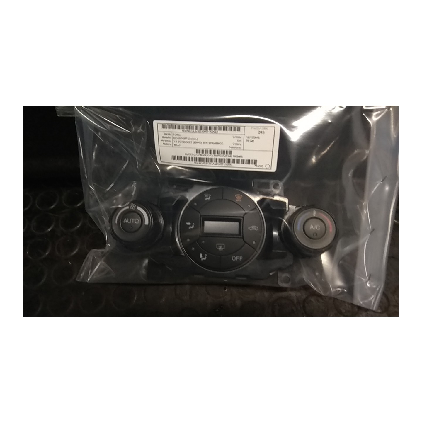 BLOCCO COMANDO CLIMATIZZAZIONE 051 FORD ECOSPORT (01/14-) M1JJ 1920445