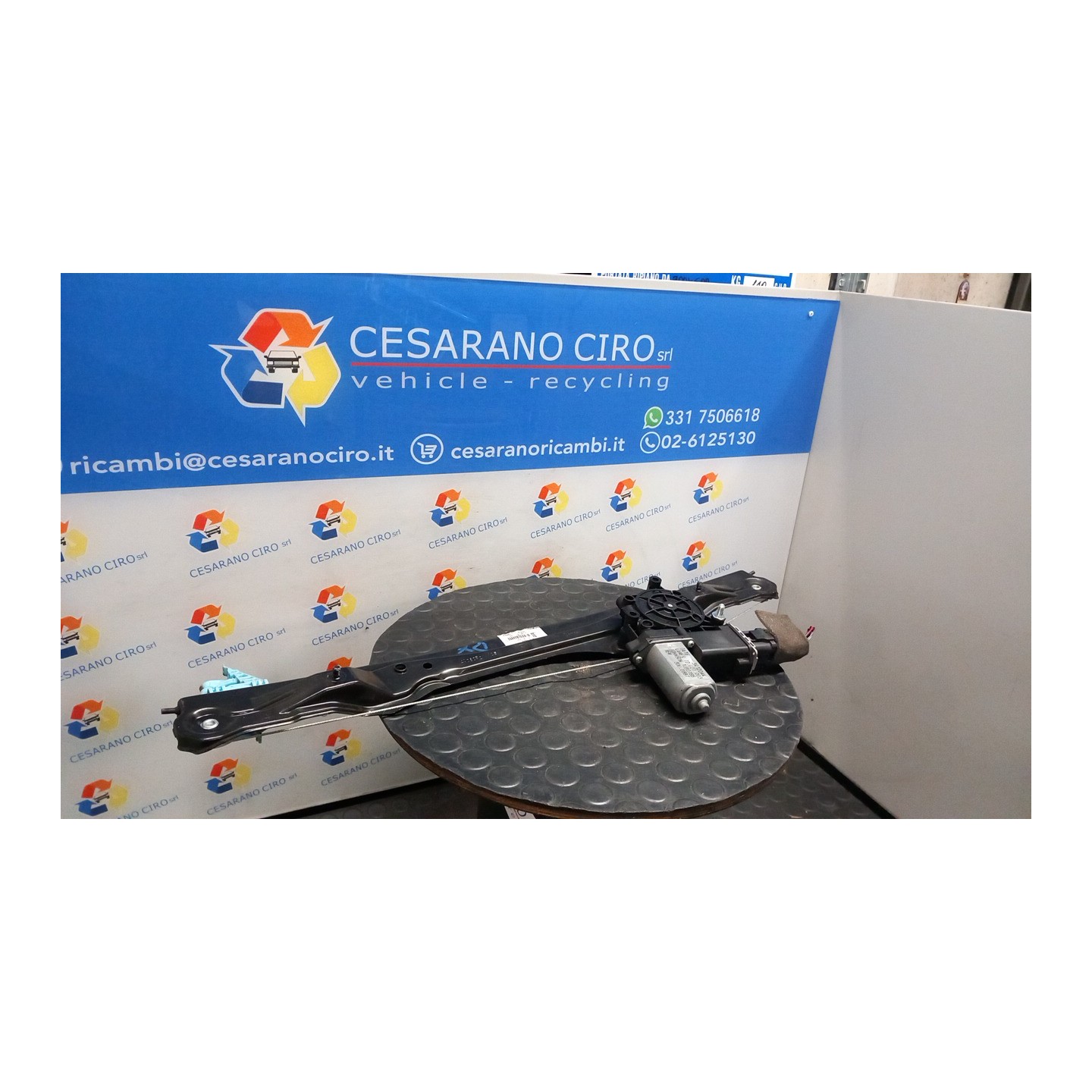 ALZACRISTALLO ELETTR. PORTA ANT. SX. 007 OPEL COMBO (01/12-04/19) 263A8000 95526063