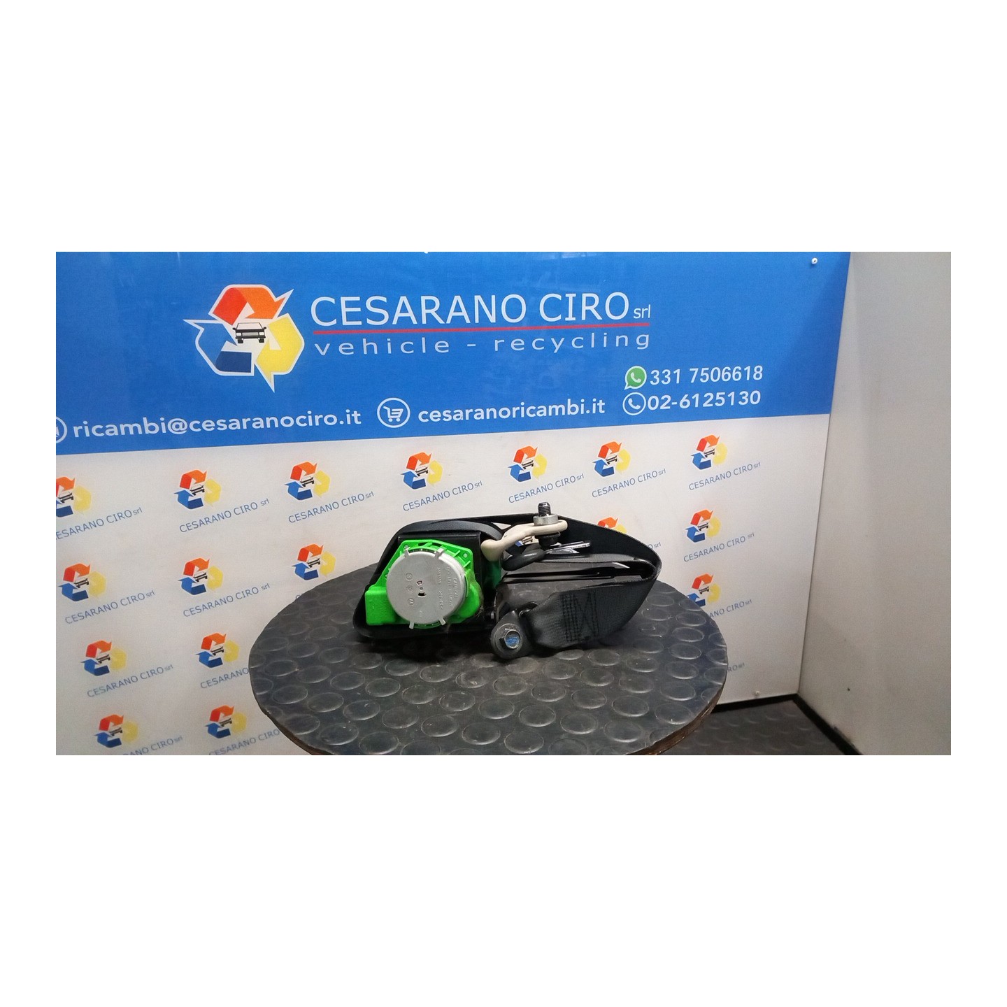CINTURA DI SICUREZZA ANT. C/AGGANCIO SX. 074 OPEL AGILA (H08) (01/08-) K12B 93194669