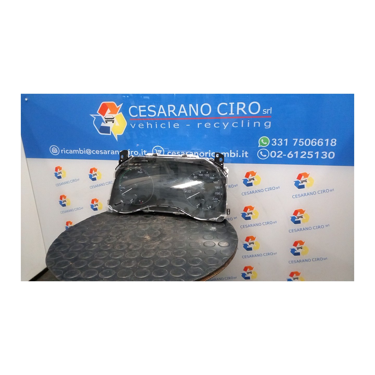 QUADRO STRUMENTI COMPL. G/S 124 TOYOTA YARIS (02/20-) M15A 83800K0522