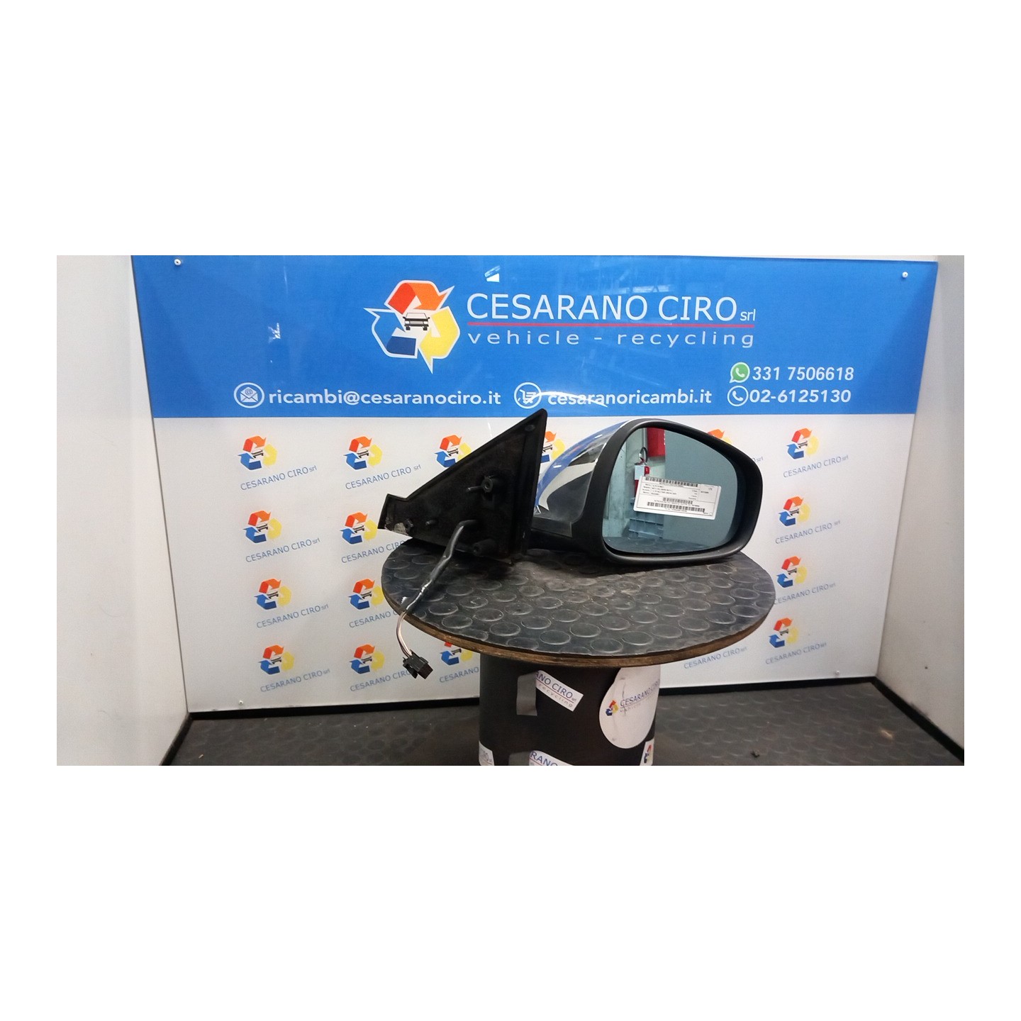 RETROVISORE EST. REGOLAZ. ELETTR. DX. 063 ALFA ROMEO MITO (X6) (06/08-06/11) 955A2000 156106550