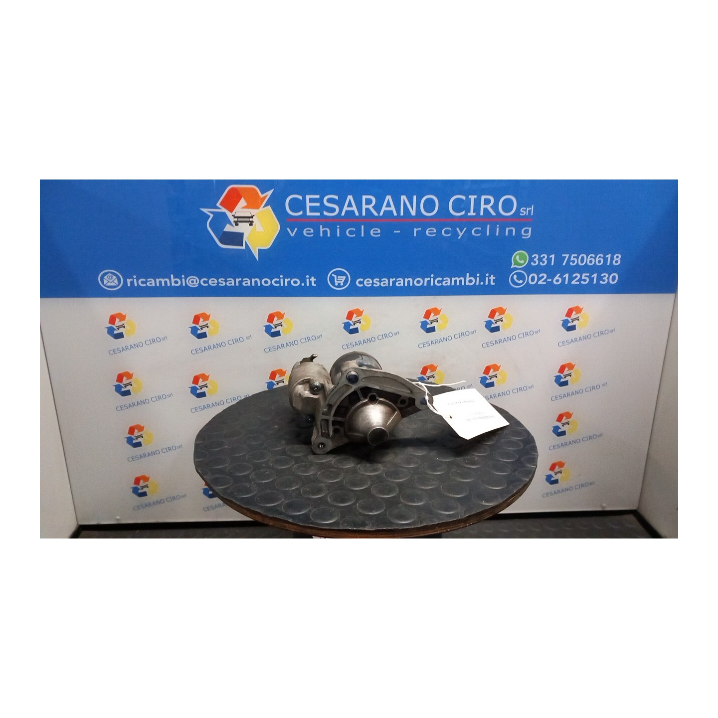 MOTORINO AVVIAMENTO 046 FIAT FIORINO (3N) (10/07-04/16) KFV 9609313280