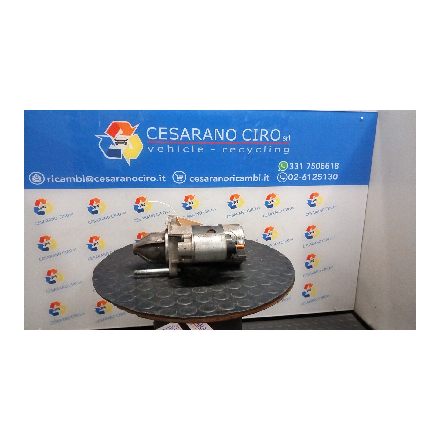 MOTORINO AVVIAMENTO 1,2KW BAT 60AH 059 FIAT SEDICI (3B) (02/06-11/11) M16A 71750026