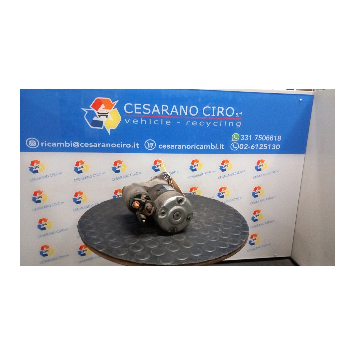 MOTORINO AVVIAMENTO 1,2KW BAT 60AH 059 FIAT SEDICI (3B) (02/06-11/11) M16A 71750026