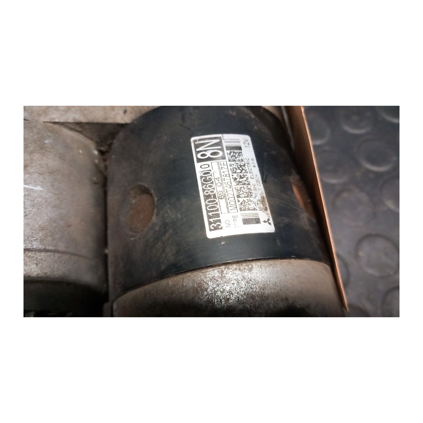 MOTORINO AVVIAMENTO 1,2KW BAT 60AH 059 FIAT SEDICI (3B) (02/06-11/11) M16A 71750026