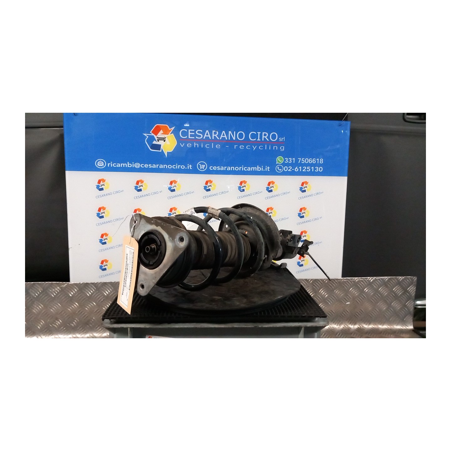 AMMORTIZZATORE ANT. P/TELAIO BASE SX. 063 RENAULT CLIO 4A SERIE (07/12-12/16) K9KC6 543020808R