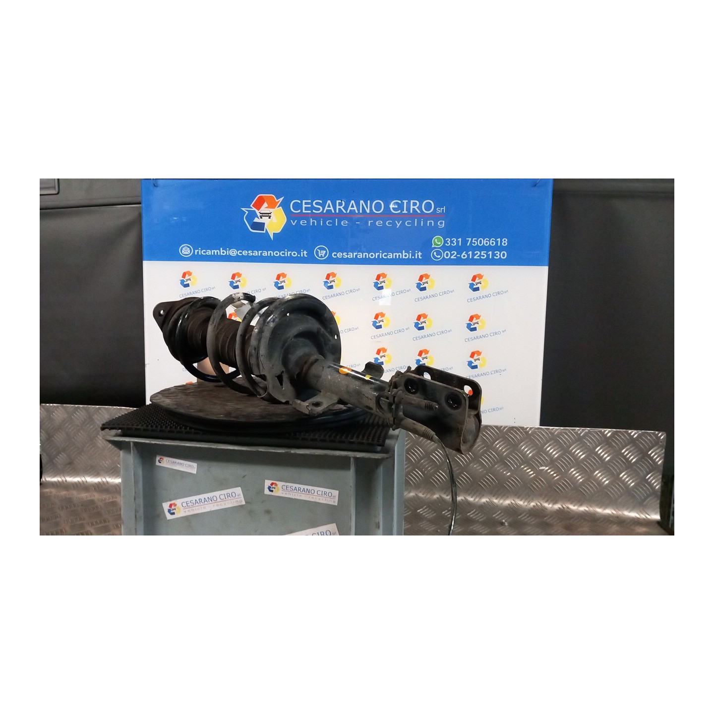 AMMORTIZZATORE ANT. P/TELAIO BASE SX. 063 RENAULT CLIO 4A SERIE (07/12-12/16) K9KC6 543020808R
