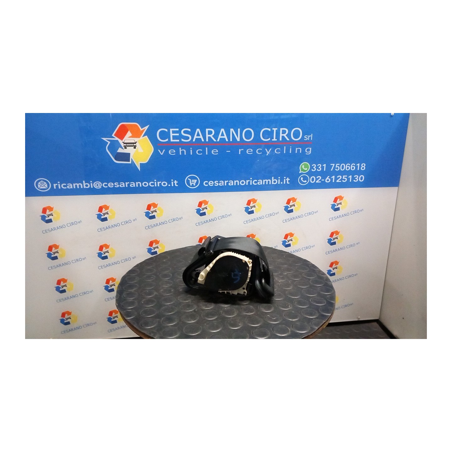 CINTURA DI SICUREZZA ANT. SX. 098 CITROEN C2 (09/03-01/10) HFX 8974A1