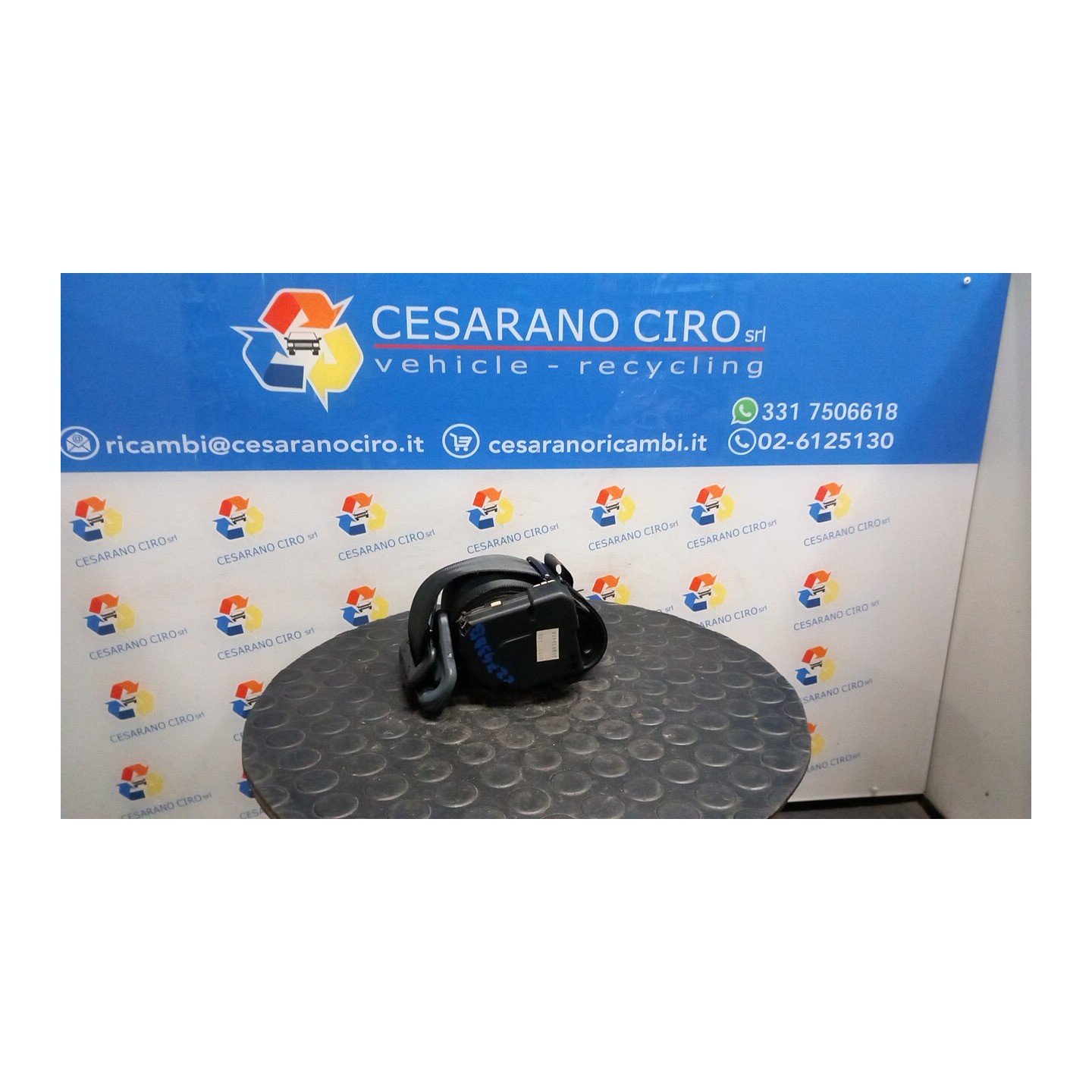 CINTURA DI SICUREZZA ANT. SX. 098 CITROEN C2 (09/03-01/10) HFX 8974A1