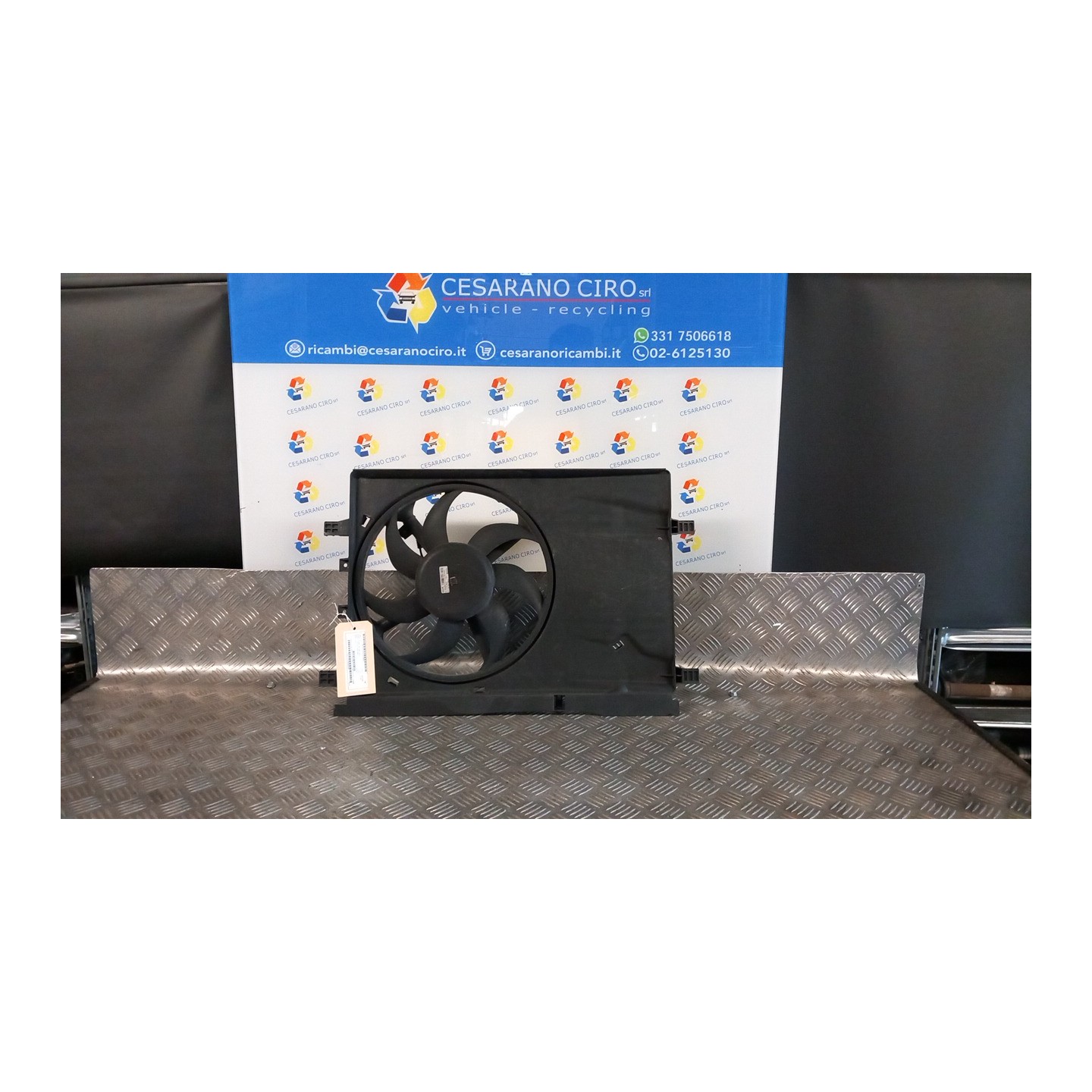 CONVOGLIATORE ARIA C/ELETTROVENTOLA C/CLIMATIZZATORE 1 022 FIAT FIORINO (3N) (10/07-04/16) KFV 51805805