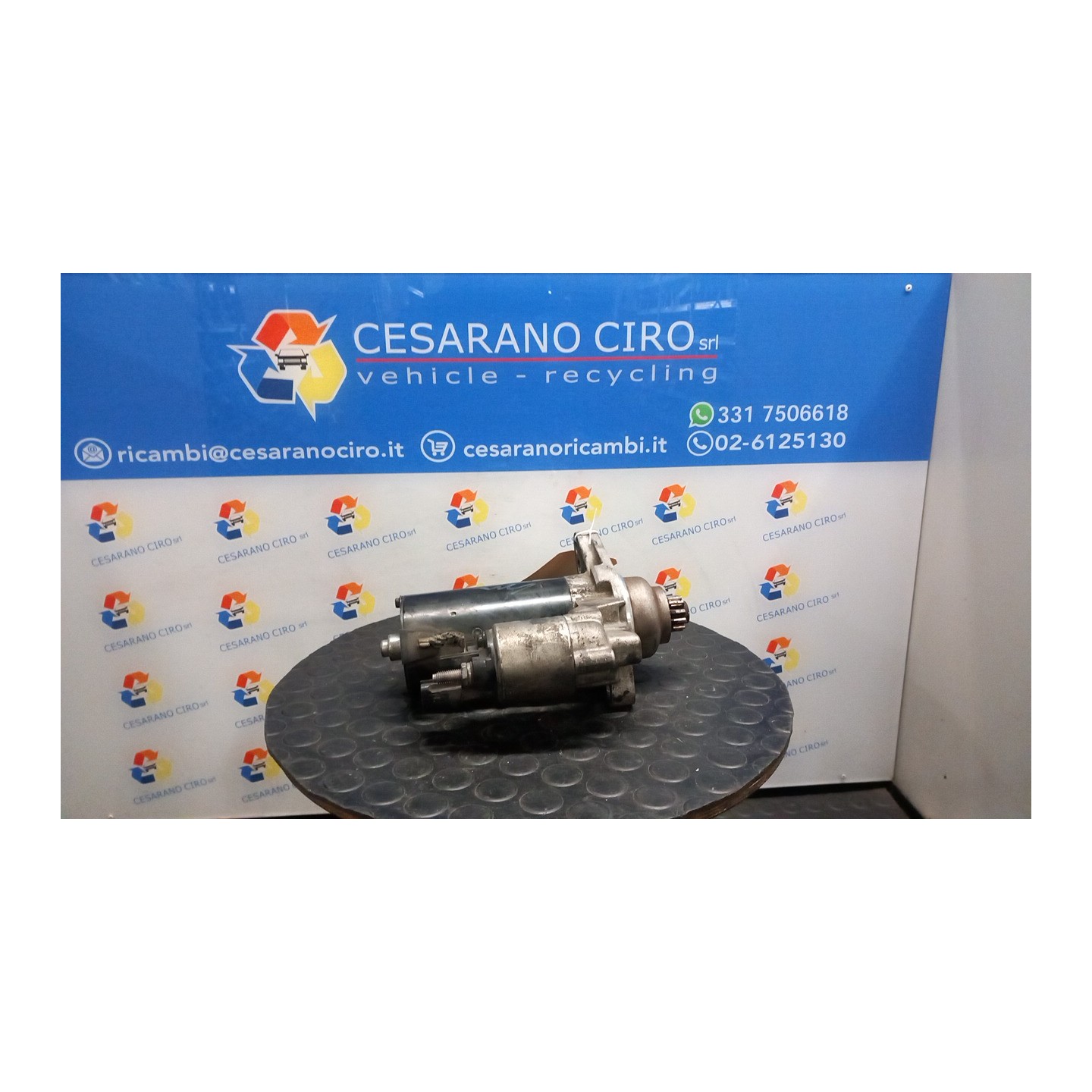 MOTORINO AVVIAMENTO 037 SKODA OCTAVIA (1Z) (10/08-) CAY 02Z911023N