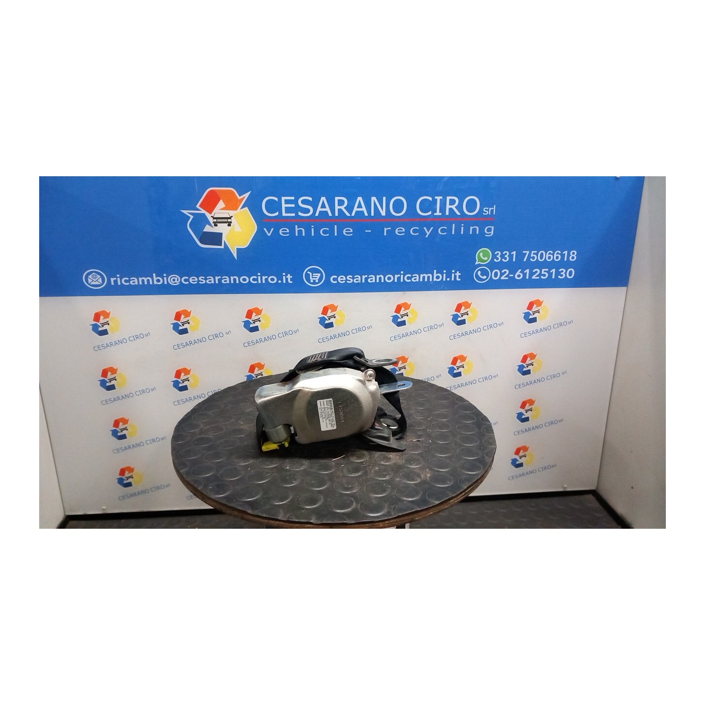 CINTURA DI SICUREZZA ANT. DX. 053 CITROEN C1 (05/05-04/14) 1KR 8974LJ