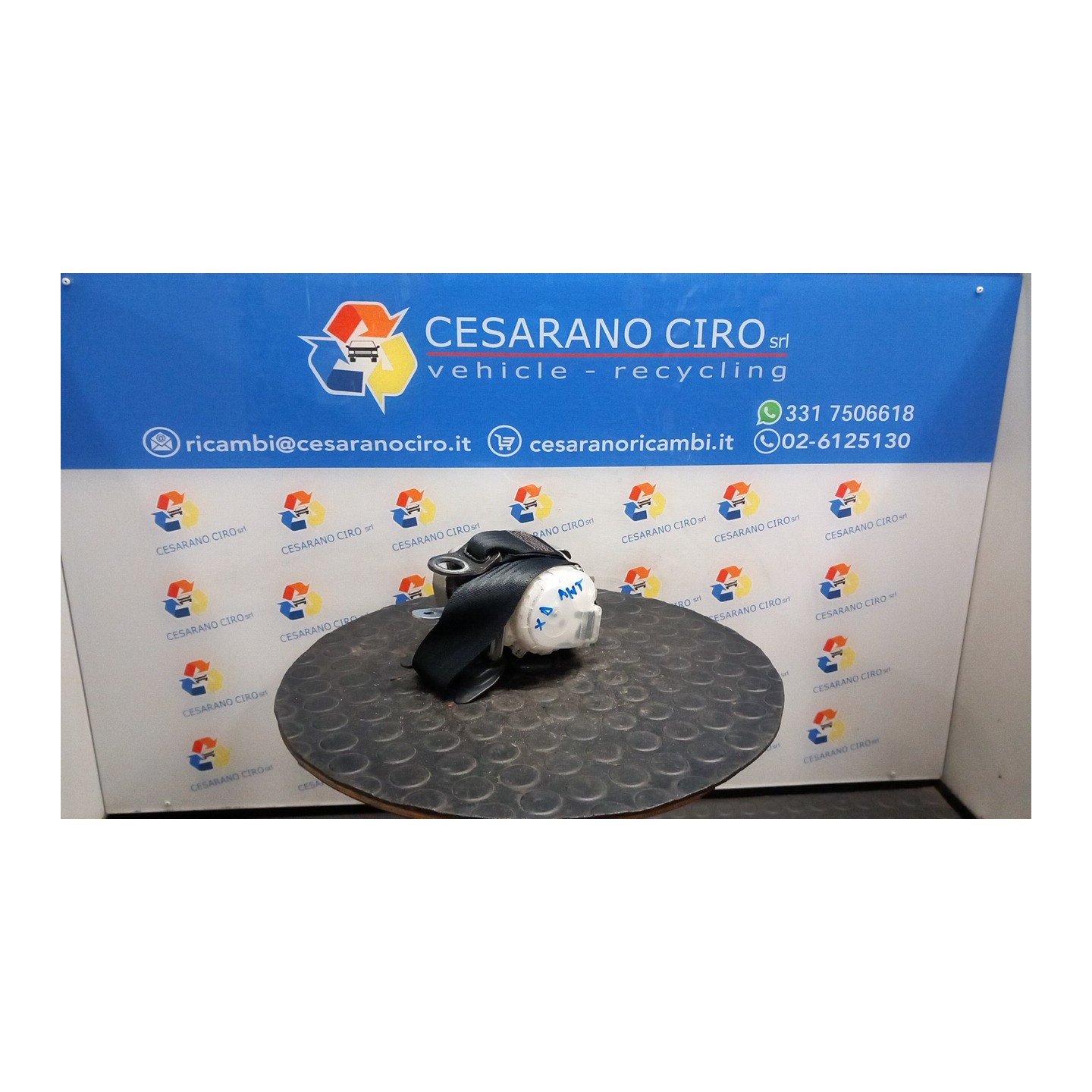 CINTURA DI SICUREZZA ANT. DX. 053 CITROEN C1 (05/05-04/14) 1KR 8974LJ