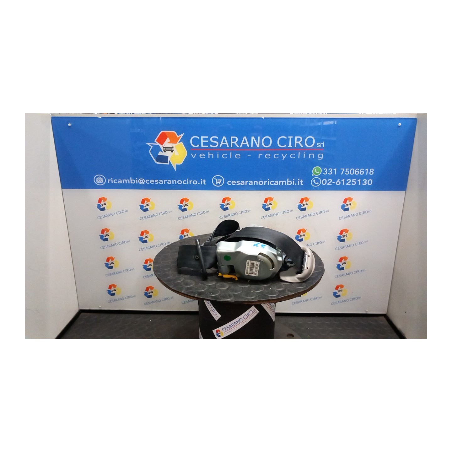 CINTURA DI SICUREZZA ANT. SX. 032 KIA RIO 3A SERIE (08/11-09/15) G4LA 888701W600DCM