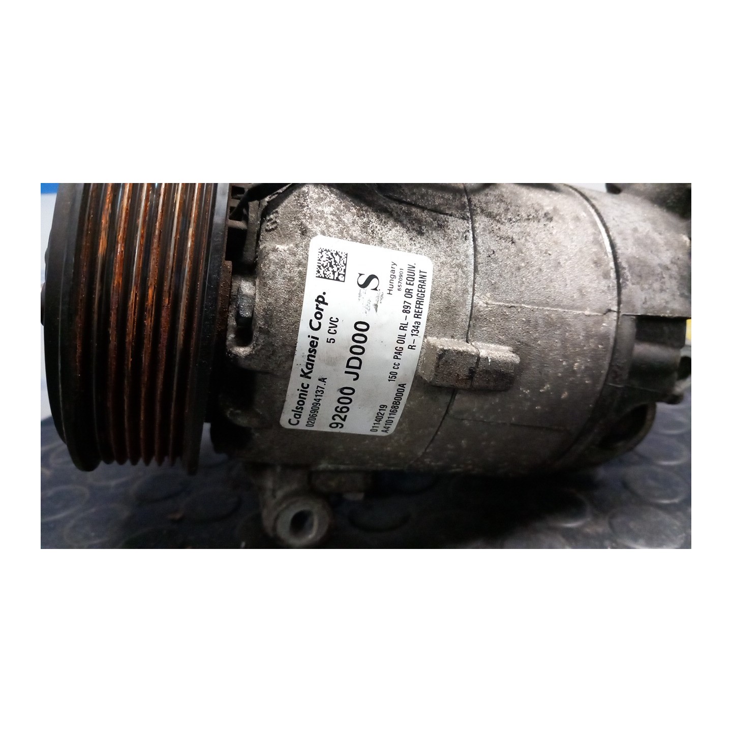 COMPRESSORE A/C 010 NISSAN QASHQAI (J10E/JJ10E) (02/07-12 HR16 92610JD00A