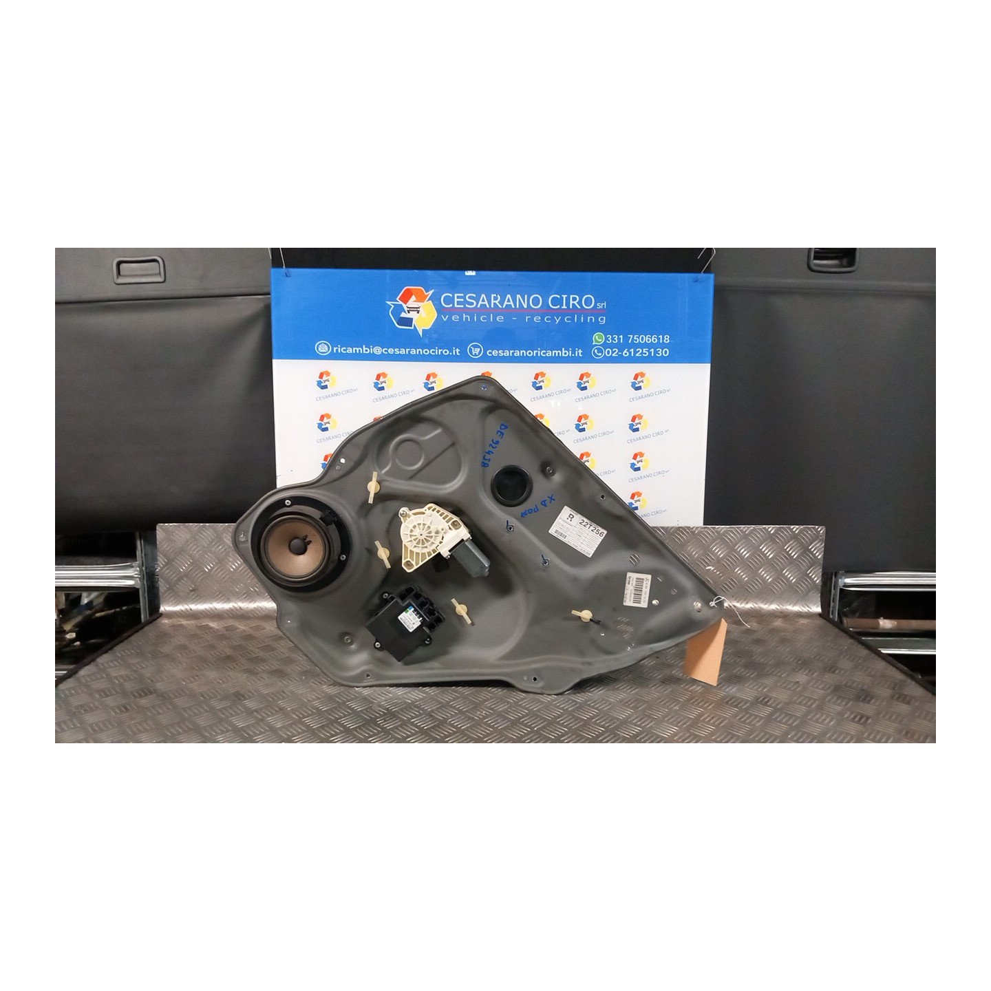 ALZACRISTALLO ELETTR. PORTA POST. DX. 076 MERCEDES-BENZ CLASSE A (W/C169) (07/04-04/13 640940 A1697303479