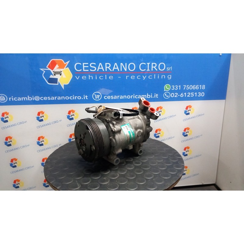 COMPRESSORE A/C ROTAZIONE 028 RENAULT CLIO 2A SERIE (05/01-11/10) D7FG7 7711134670