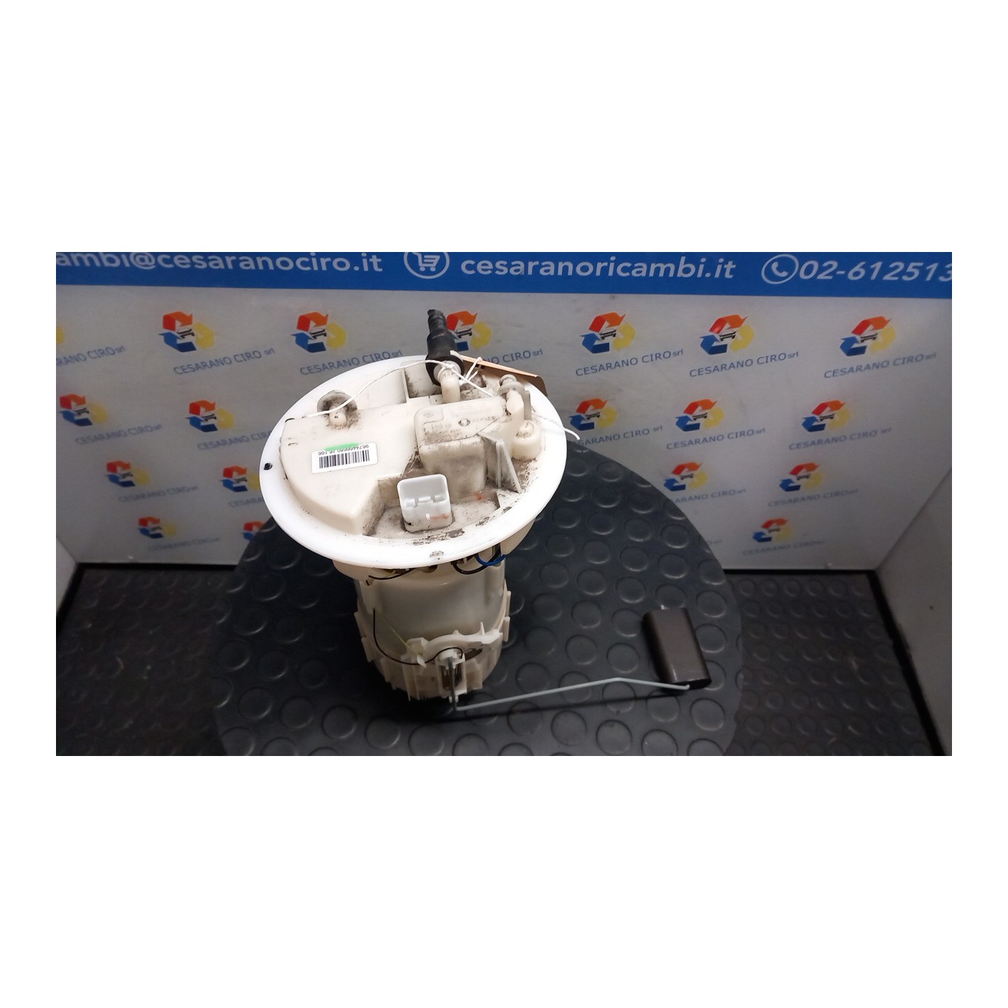 POMPA CARBURANTE C/TRASDUTTORE (GALLEGGIANTE) P/FILTRO INTERNO SERBATOIO 120 PEUGEOT 208 (04/15-06/20) HM01 9674466680