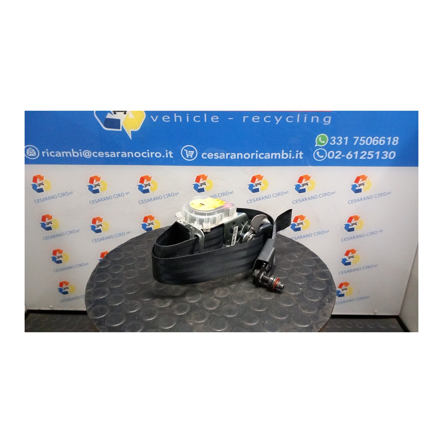 CINTURA DI SICUREZZA ANT. DX. 031 KIA RIO 3A SERIE (08/11-09/15) G4LA 888801W600DCM