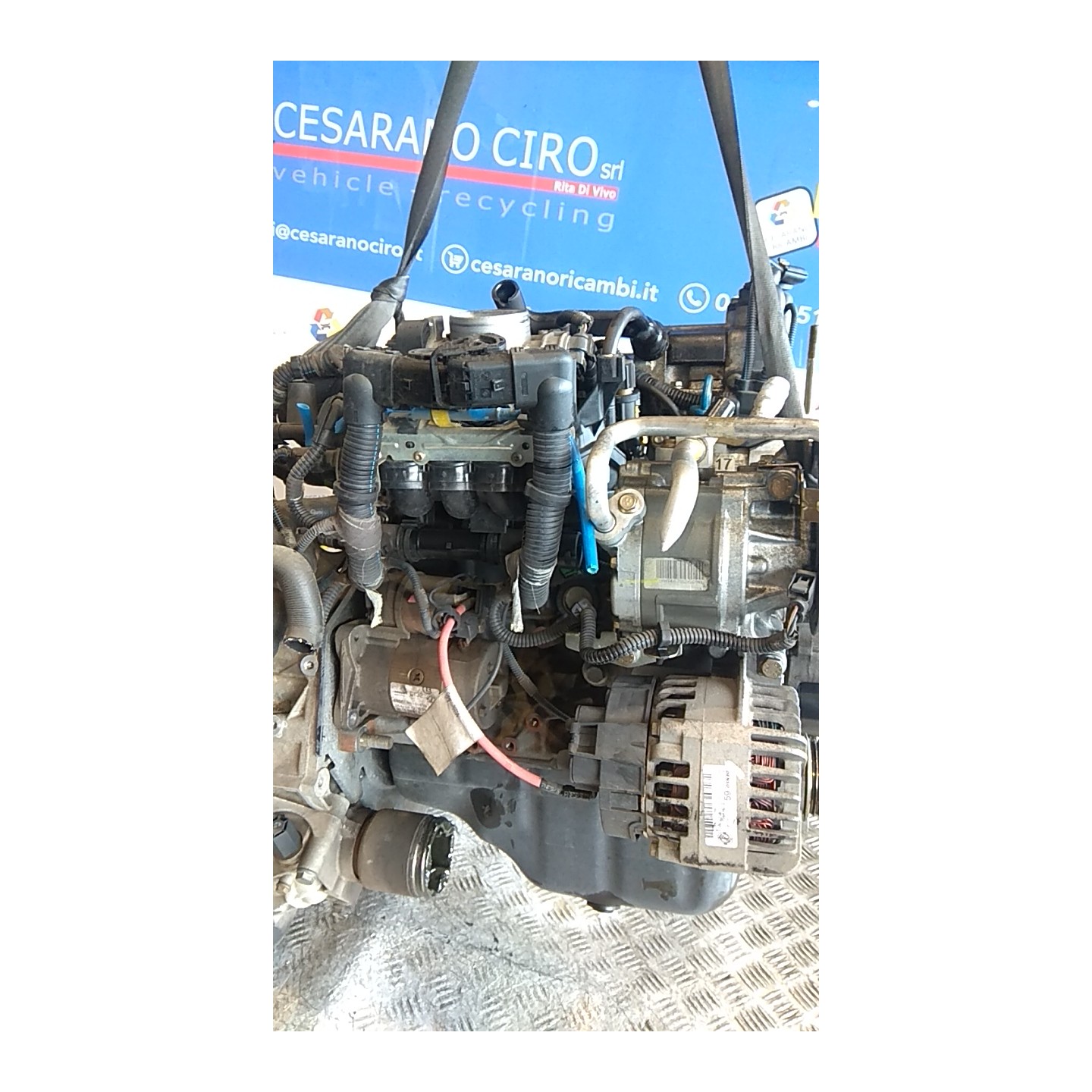MOTORE COMPL. 020 FIAT PUNTO (2U) (07/03-01/07) 188A4000 71739178
