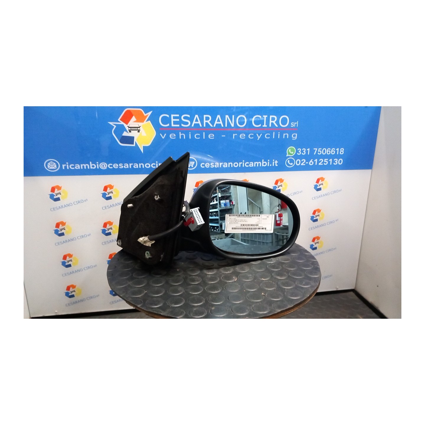RETROVISORE EST. REGOLAZ. ELETTR. DX. 080 FIAT CROMA (2T) (04/05-10/07) 194A1000 735494334