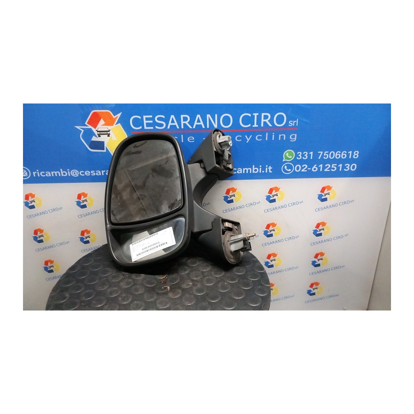 RETROVISORE EST. REGOLAZ. ELETTR. SX. 041 RENAULT TRAFIC (06/01-09/06) F9QU7 963029293R